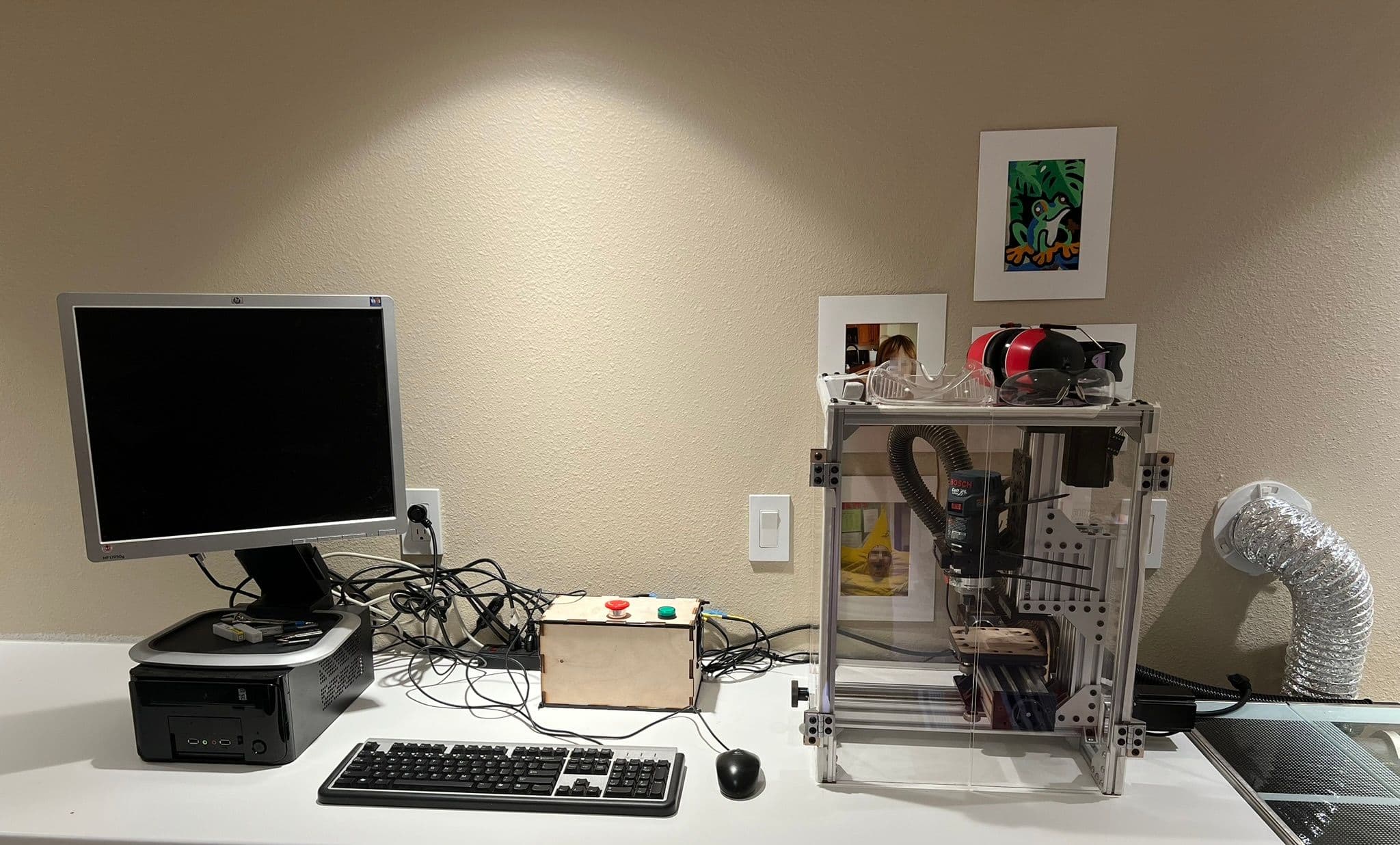 MiniMill Router setup. router